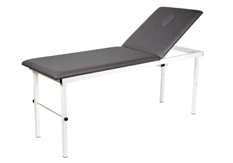 Onderzoekstafel Simplex met neusuitsparing - vaste hoogte - Titanium - 1 st