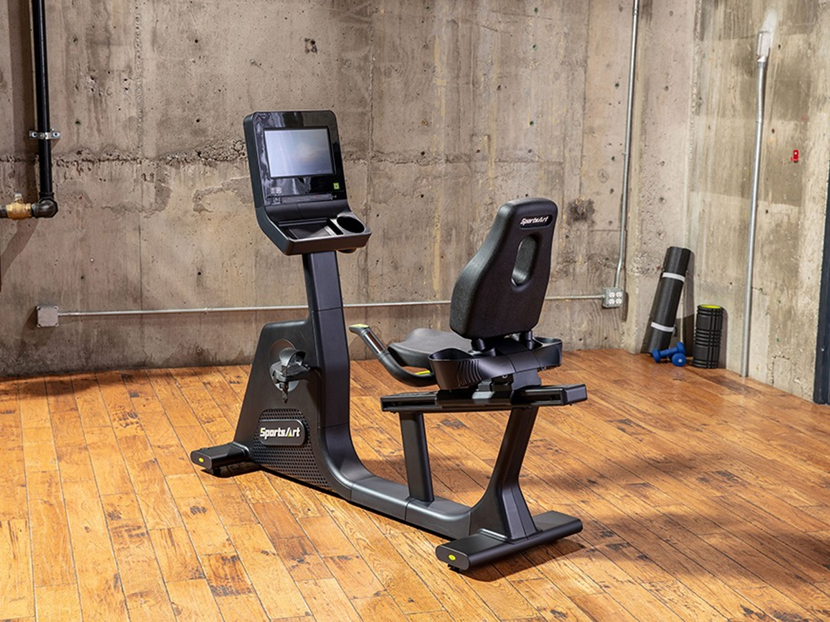 SportsArt Elite Line  SENZA™ C574R-13 Recumbent cycle - 13 inch LCD display touchscreen