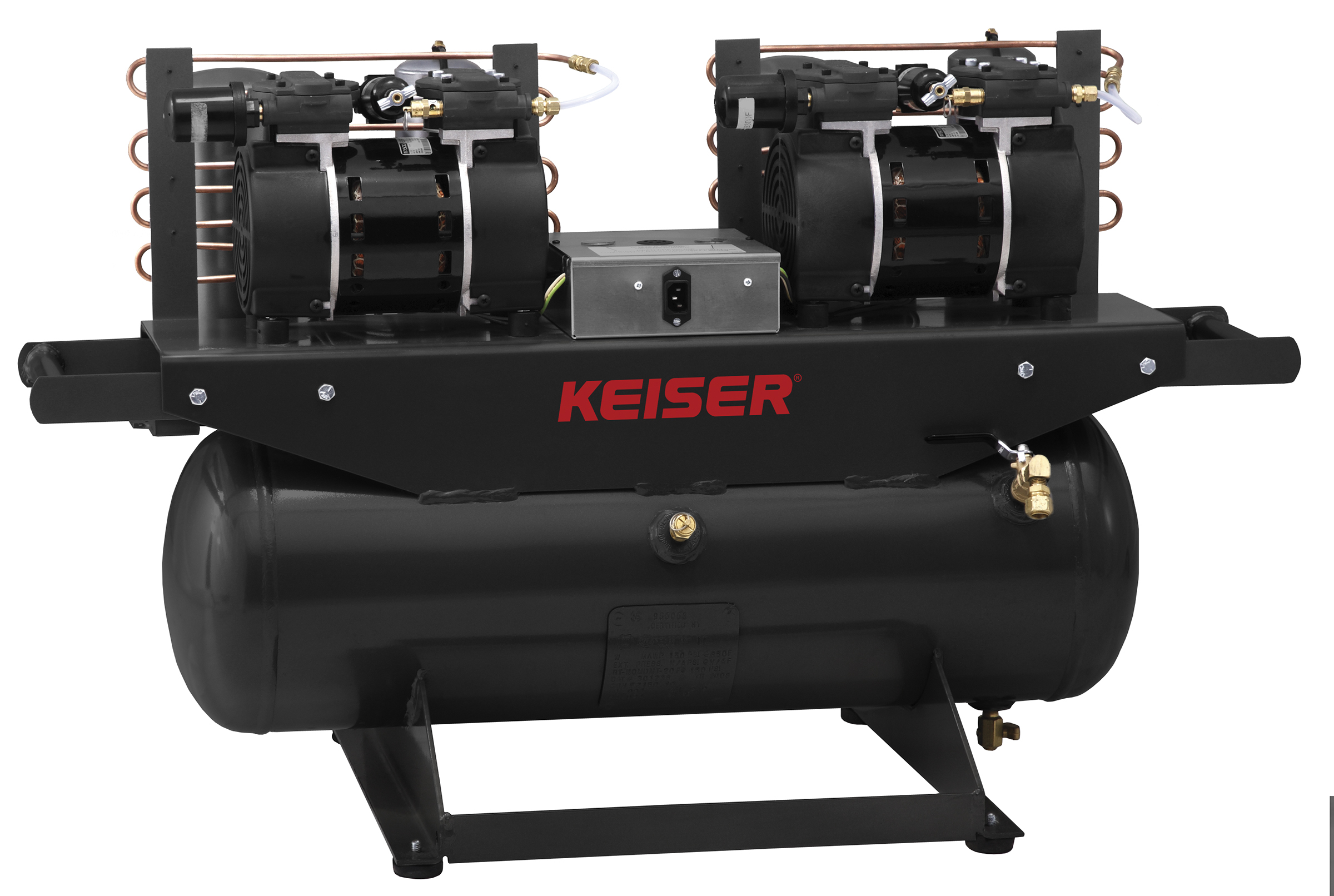 Keiser Duplex 3/4 HP 230V 50Hz Large