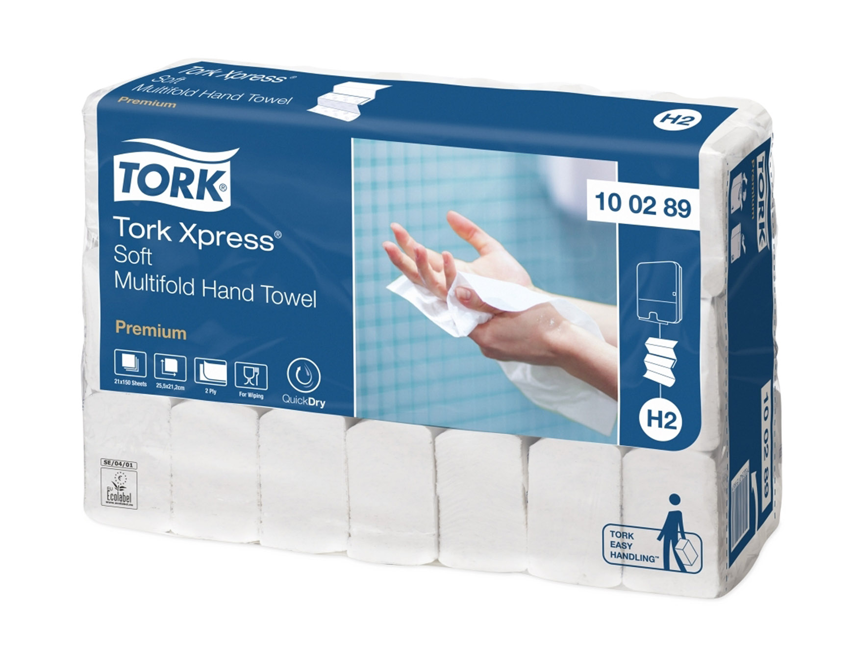 Tork Premium essuie-mains interfold soft - H2 - 2-plis