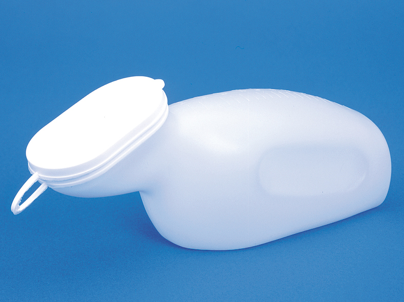 Urinal femme - avec couvercle - opaque - 1000 ml - 1 pc