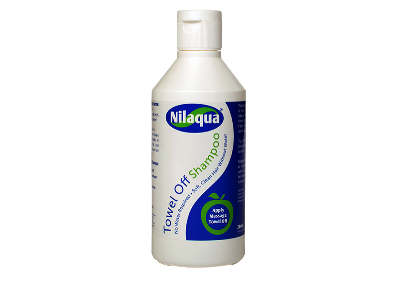 Nilaqua towel off shampoo - appel - 200 ml - 1 st