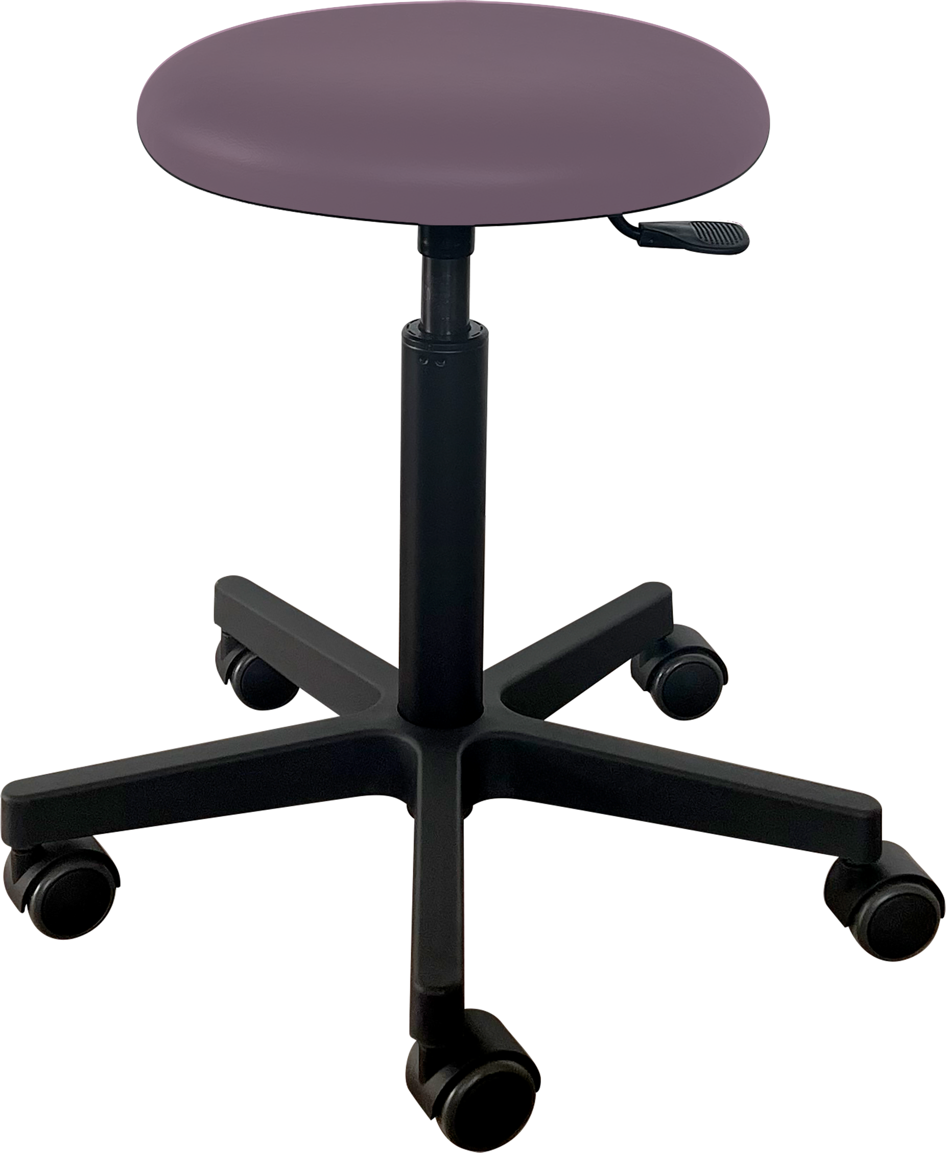 Tabouret Saar - zithoogte 60 - 86 cm - Aubergine - 1 st