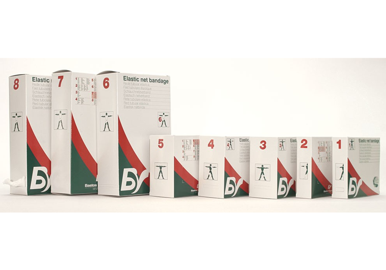 Elastisch buisvormig netverband - borst/onderbuik - maat 8 - 6,3 cm x 25 m - 1 st