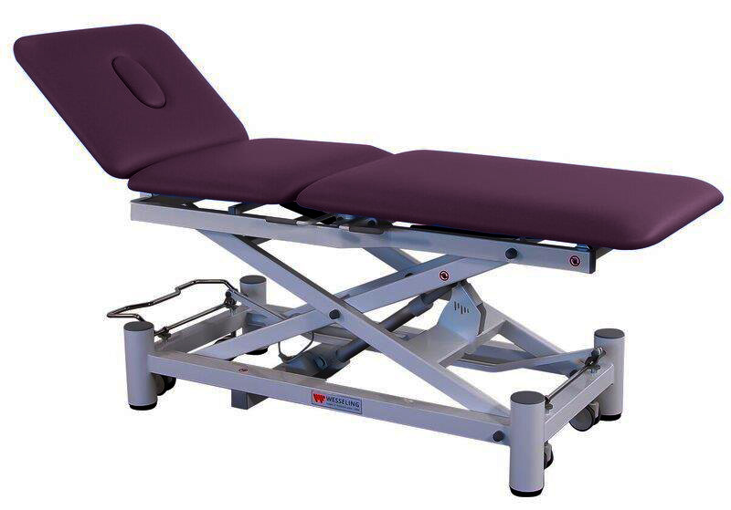 Onderzoekstafel BasiX 3 Elite - elektrisch - Fresh bekleding - Aubergine - 1 st