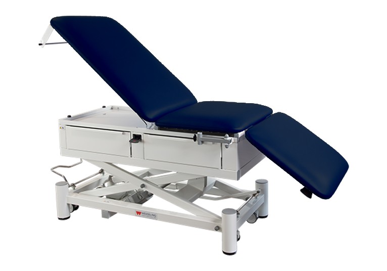 Onderzoekstafel Praxis 3 Comfort Elite - elektrisch in hoogte verstelbaar - Marine - 1 st