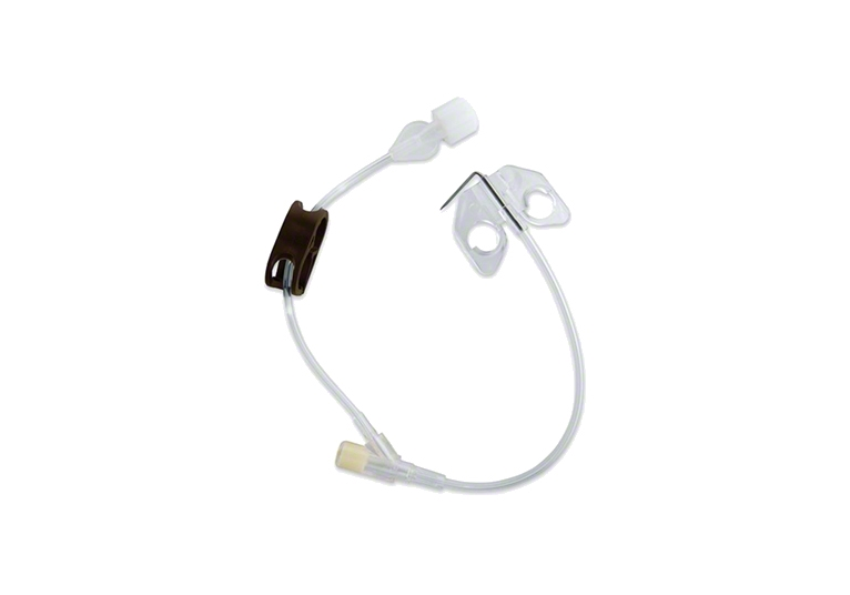 Surecan® - portnaalden met vleugels - Y-site - leiding 20 cm met klem - 20G x 20 mm - geel - 1 x 15 st