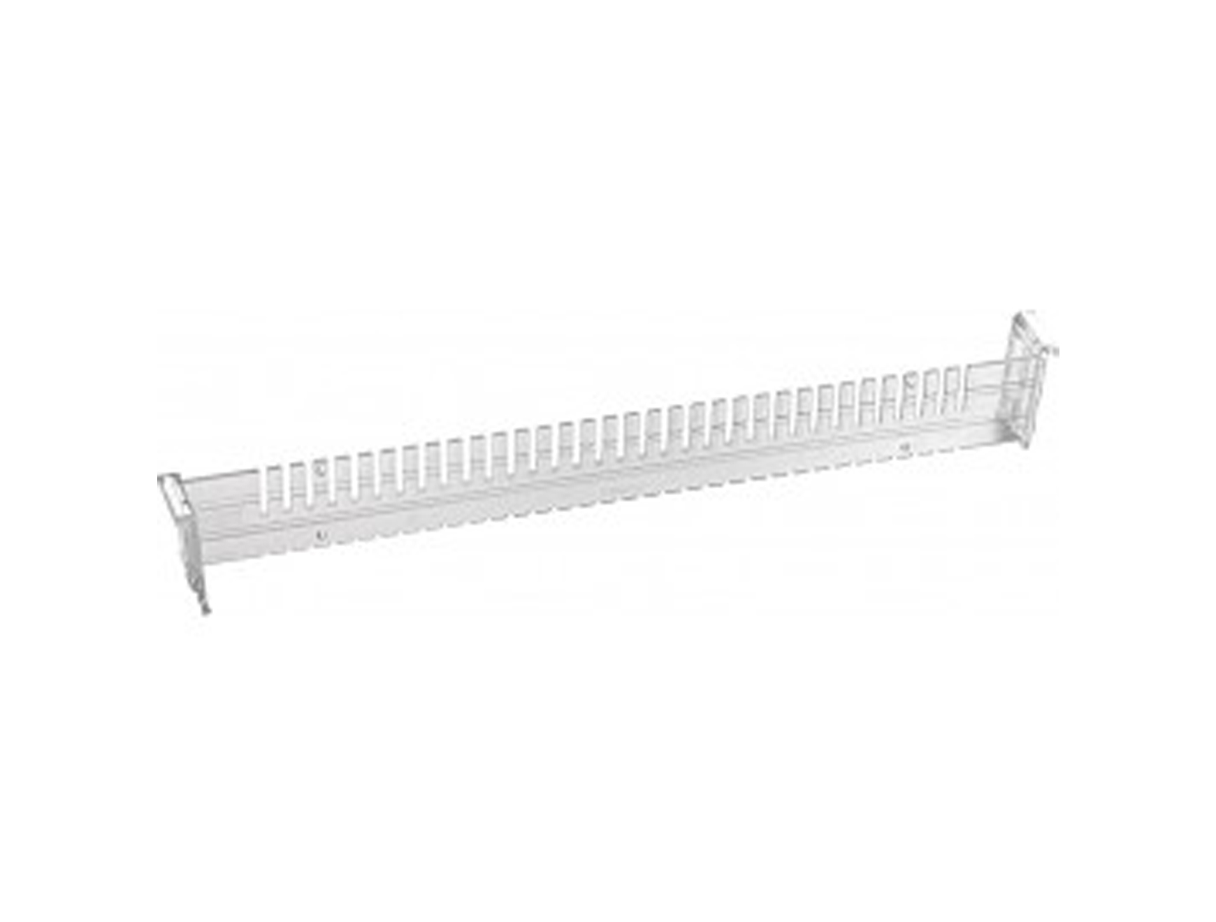 Séparation Flex Modul - 45 x 5 cm - PC - transparent - 1 pc