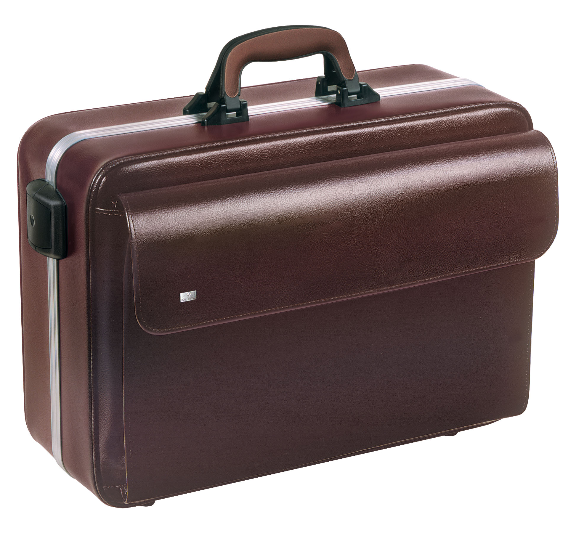 Malette médicale Bollmann Nova de cuir véritable - bordeaux - 46 x 18 x 33 cm - 1 pc
