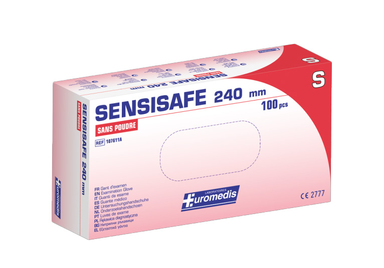 Sensisafe gants stretch vinyl non-poudrés - cream - S - non-stériles - 10 x 100 pcs