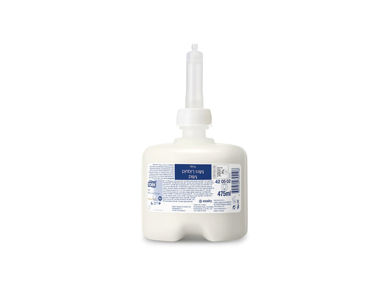 Premium milde mini vloeibare zeep - S2 - geparfumeerd - 8 x 475 ml