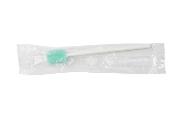 Dentaswab avec bâtonnet en carton - emballage individuel - 1 x 250 pcs