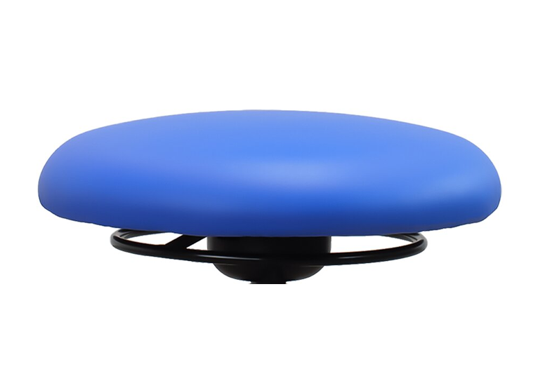 Tabouret Loavie - wit onderstel - ringmechaniek - Fresh bekleding - Ice Blue - 1st