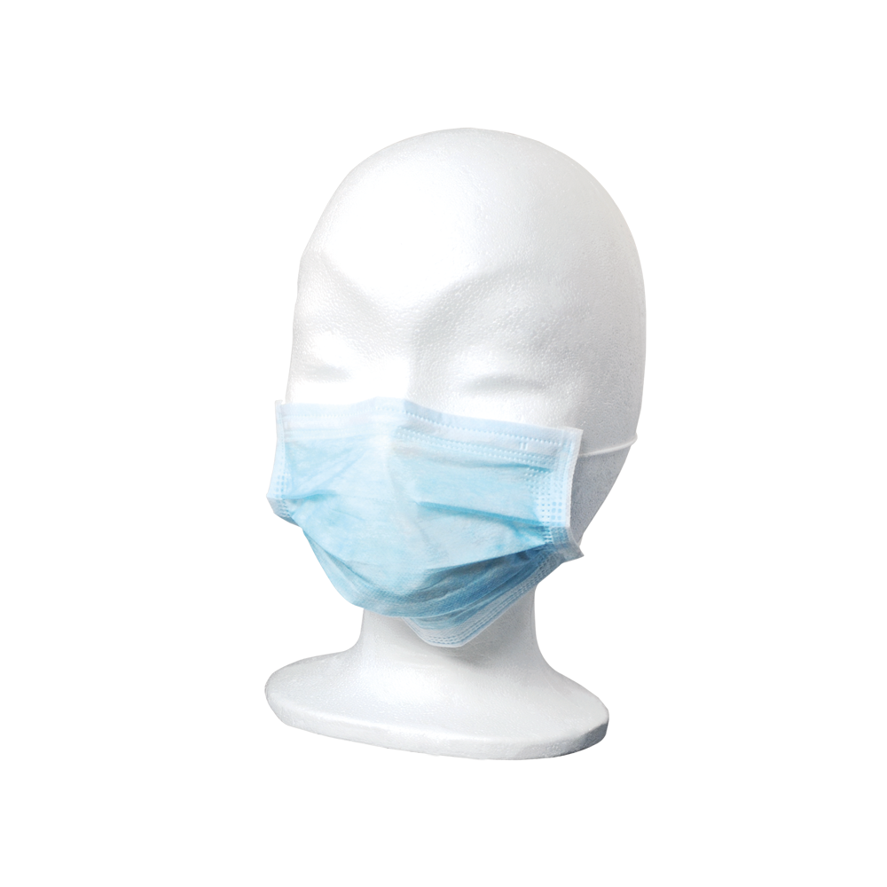 Chirurgische gezichtsmaskers - 3-laags - met oorlussen - type II - blauw - 1 x 50 st