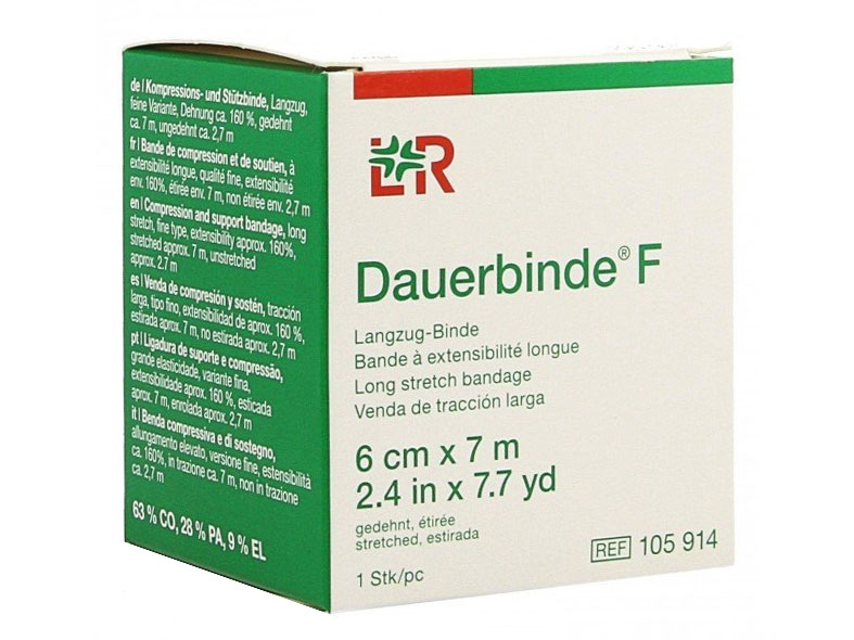 Dauerbinde® F - bande à allongement long - surface fin