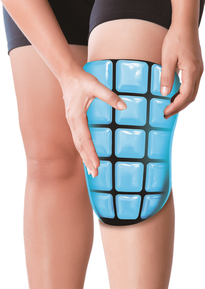 Moves - Ijspakking - knie wrap-pak - 1 st