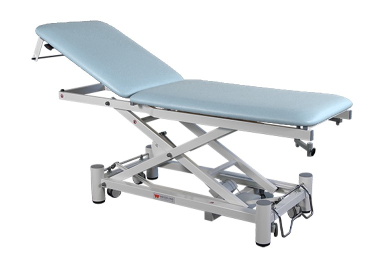 Onderzoekstafel Praxis 2 Elite - elektrisch in hoogte verstelbaar - Ice Blue - 1 st