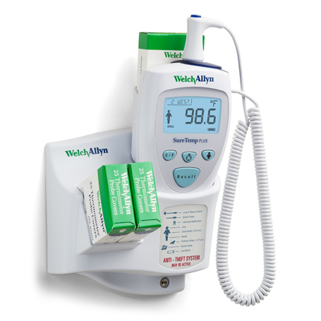 WelchAllyn thermometer sure temp plus 692 - orale probe - snoer 1,2 m - muurmodel - 1 st