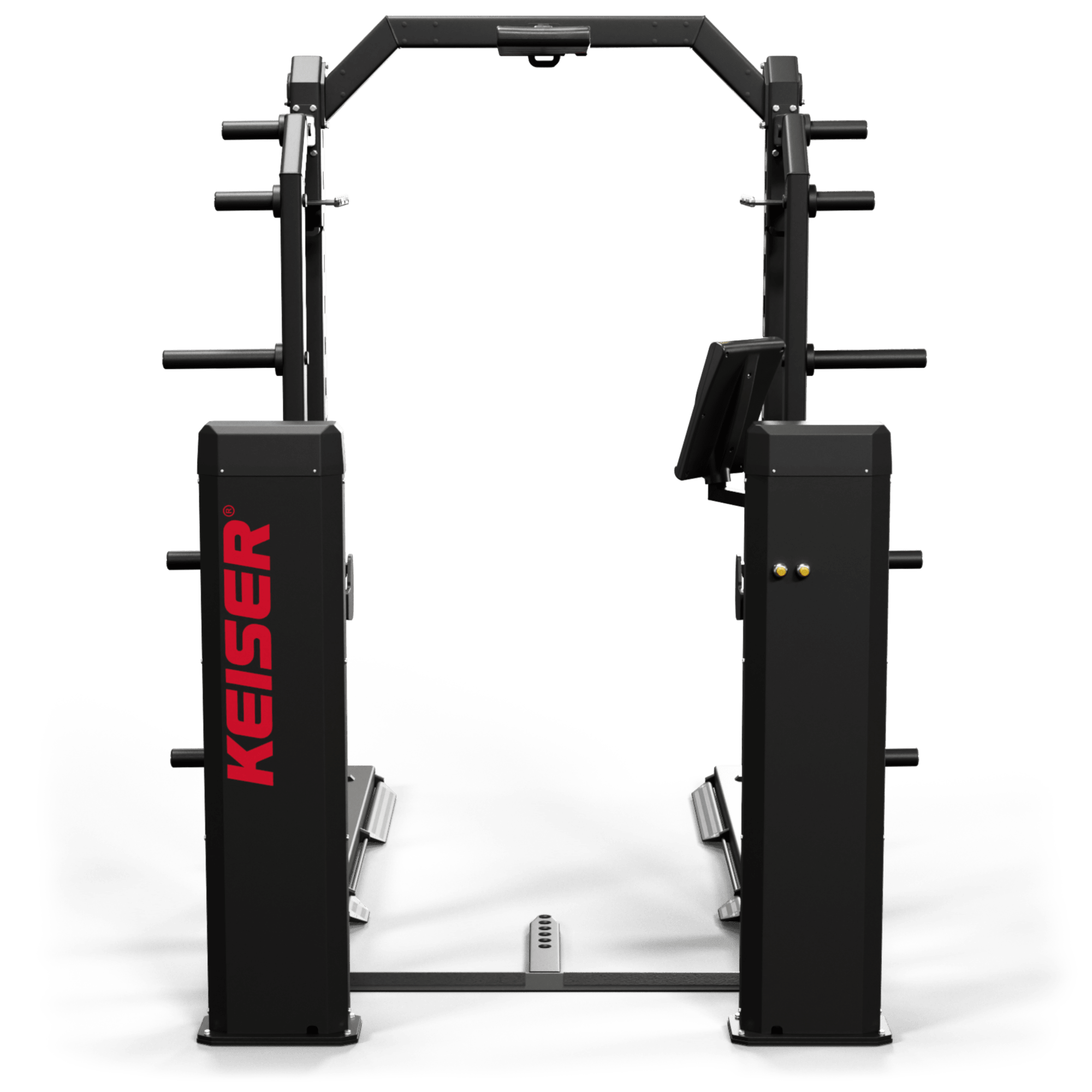 Keiser 8' Half Rack Long Base met foot pedals - Power Display