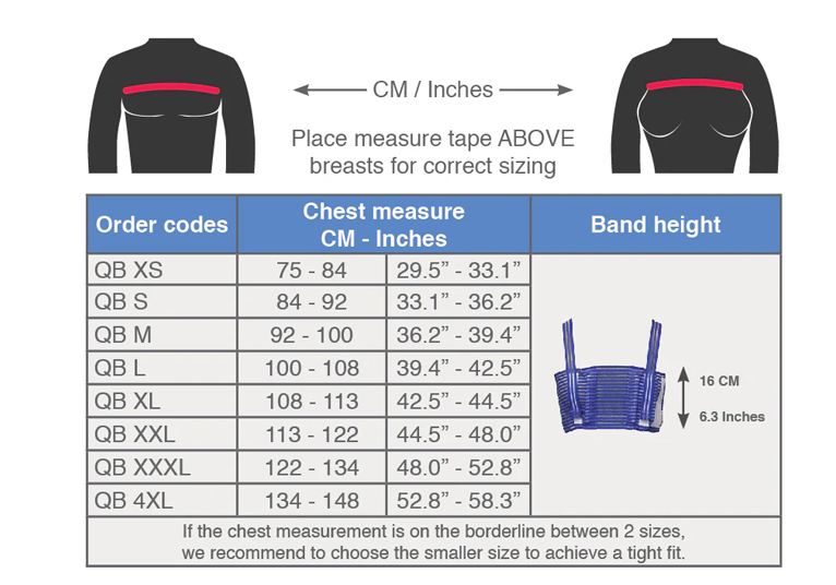 QualiBreath - Sternum & Thorax Support - 3XL - 1 st