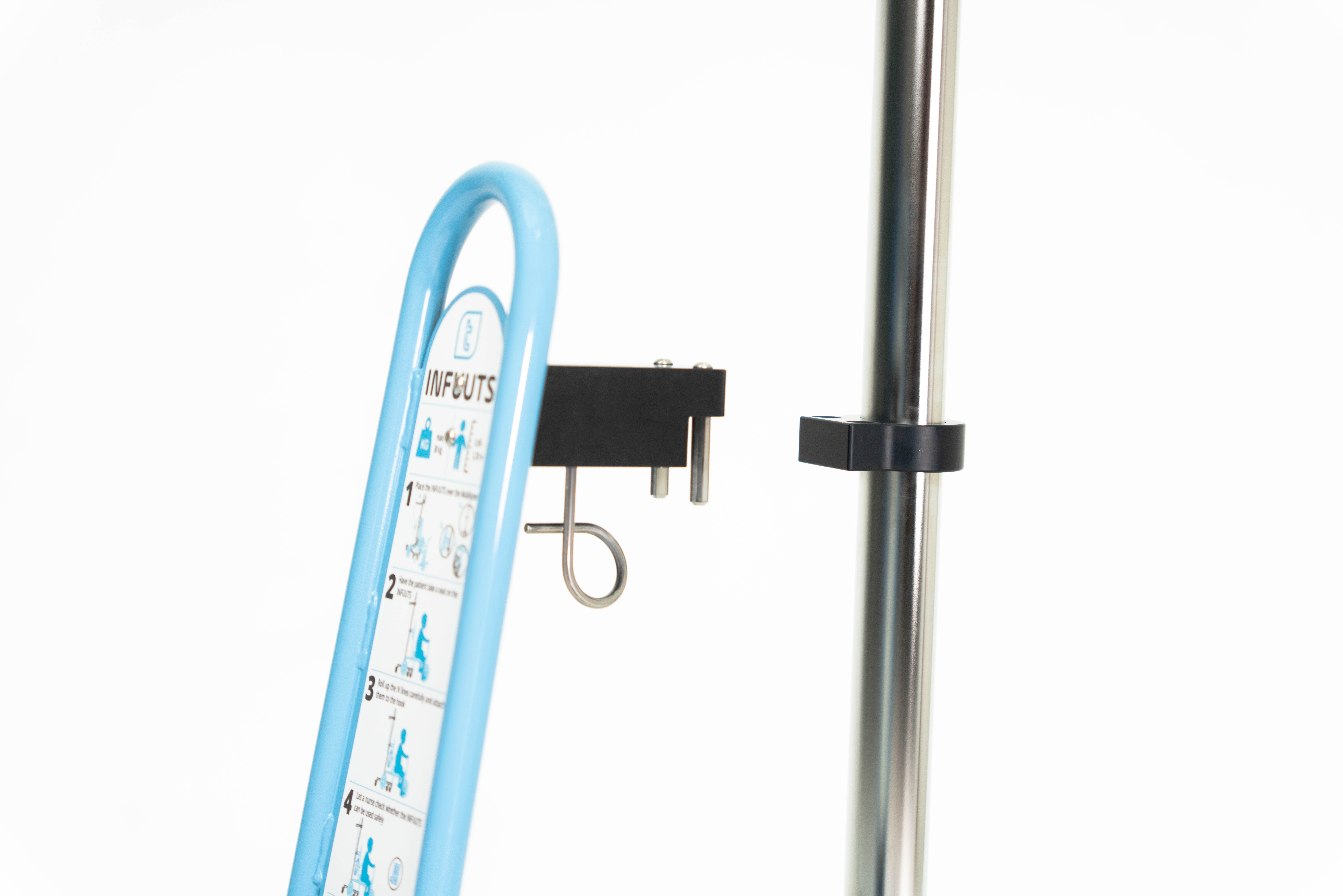 Technicare - Infuuts driewieler voor infuusstaander - 1 st