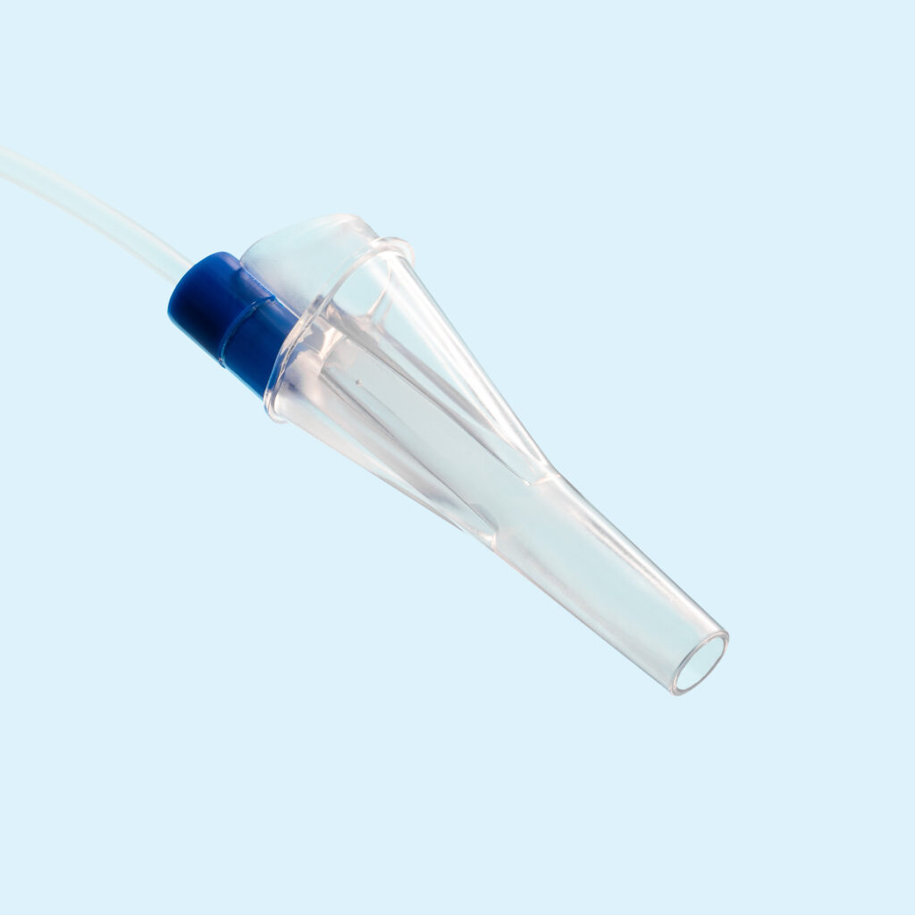 Prestrol aspiratiesonde met finger tip control - CH08 - 48 cm - blauw - steriel - 1 x 100 st