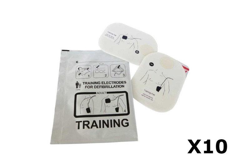 Schiller Set training electrodes - PA-1 trainer/1 Fred Easy Trainer/Fred easyport trainer - 10 x 2 st