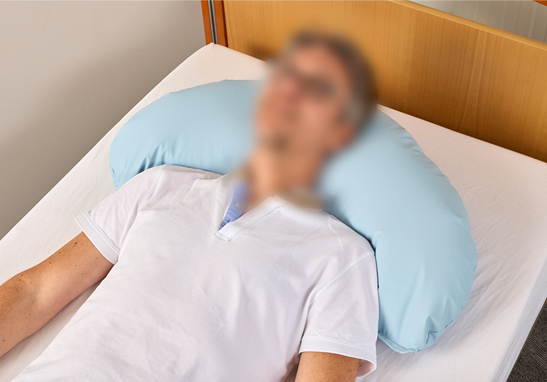 Renol halve maan kussen - 30 cm x l 130 cm - 1 st