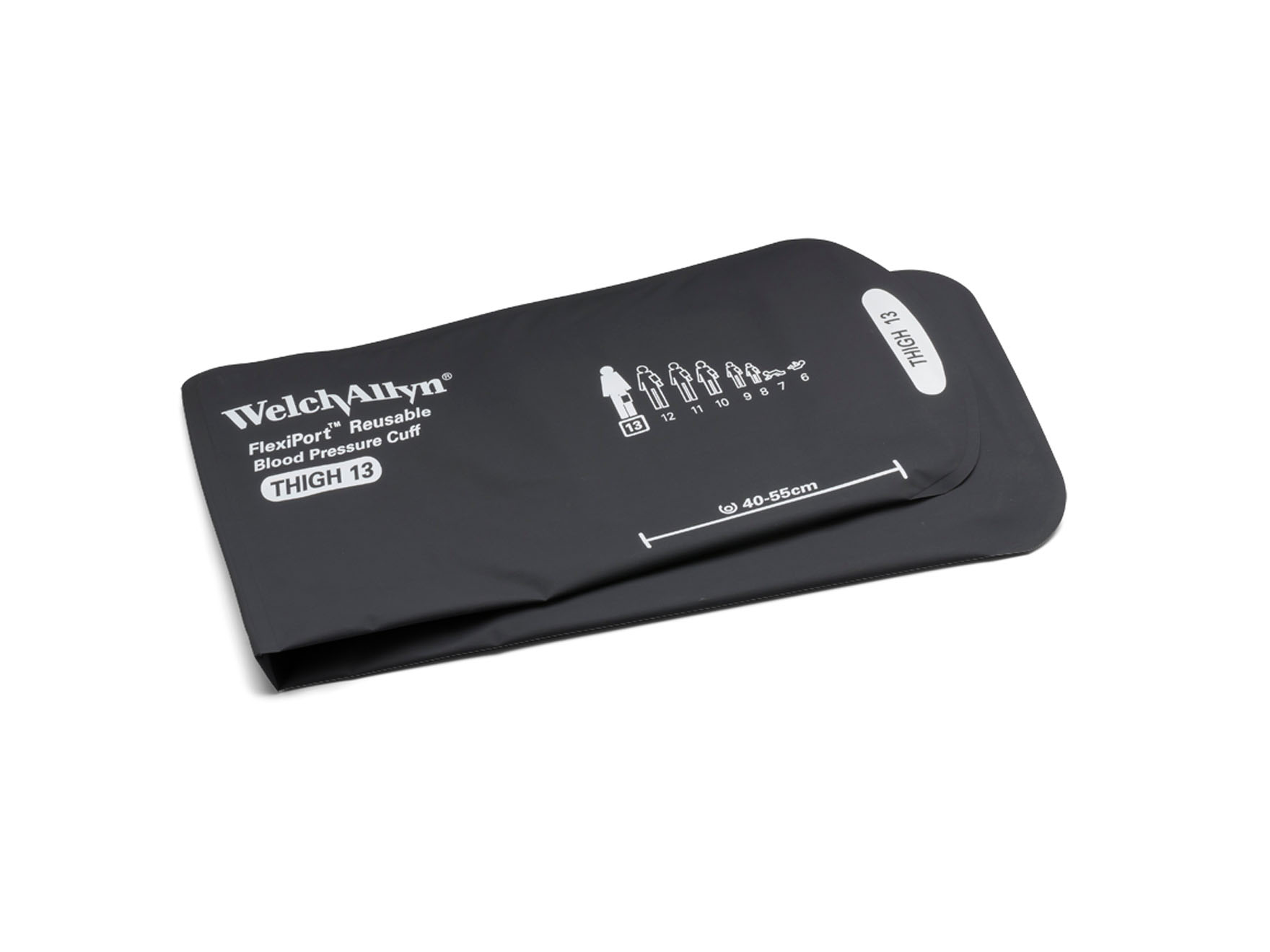 WelchAllyn flexiport manchet maat 13 - dijen - zonder slang en connector - 1 st