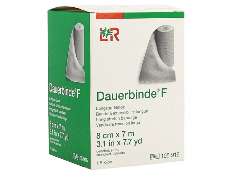 Dauerbinde® F - lange rek windel - 8 cm x 7 m - 1 st