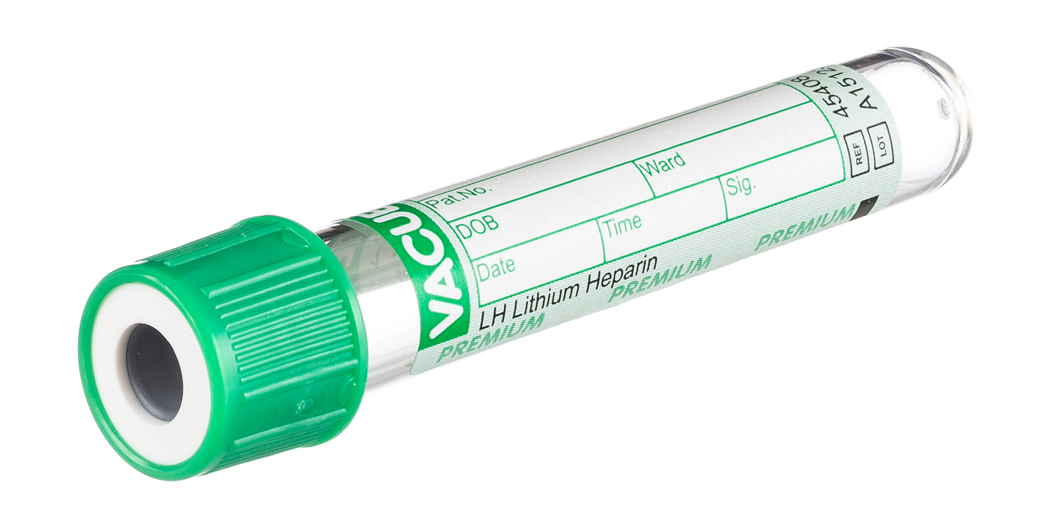 Vacuette® LH tube de héparine de lithium 9 ml - 100 x 16 mm - 1 x 50 pcs