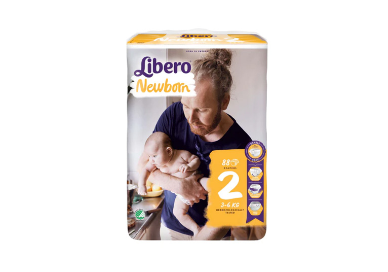 LIBERO Newborn 2 mois - 3-6 kg - 3 x 86 pcs