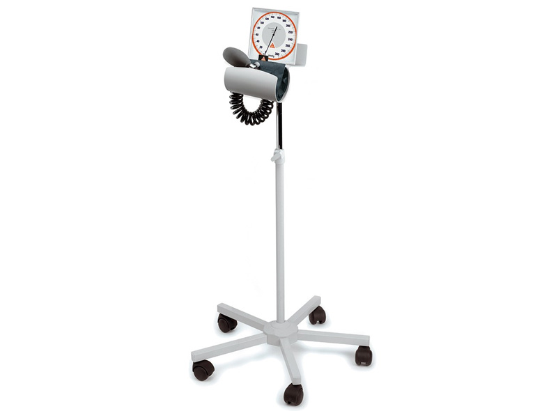 Heine manuele bloeddrukmeter gamma xxl lf-s op rollend statief - 2 slangen - velcromanchet - 1 st