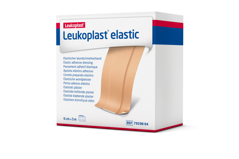 Leukoplast® elastic - op rol - 6 cm x 5 m - 1 st