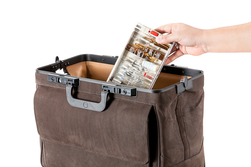 Etui pour ampoules en plastique transparante - 20 x 12 x 2.9 cm - 1 pc