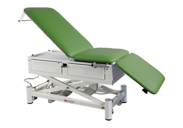Onderzoekstafel Praxis 3 Comfort Elite - elektrisch in hoogte verstelbaar - Grass - 1 st