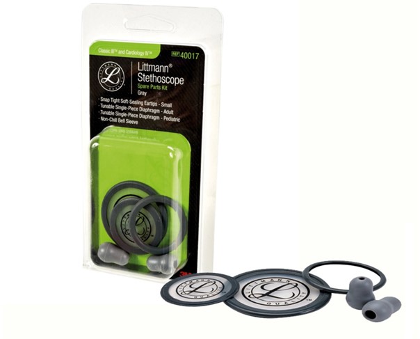 3M™ Littmann® Classic III + Cardiology IV™ spare part - grijs - 1 set