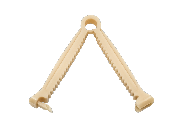 Clamp de Bahr – blanc – stérile – 100 pcs