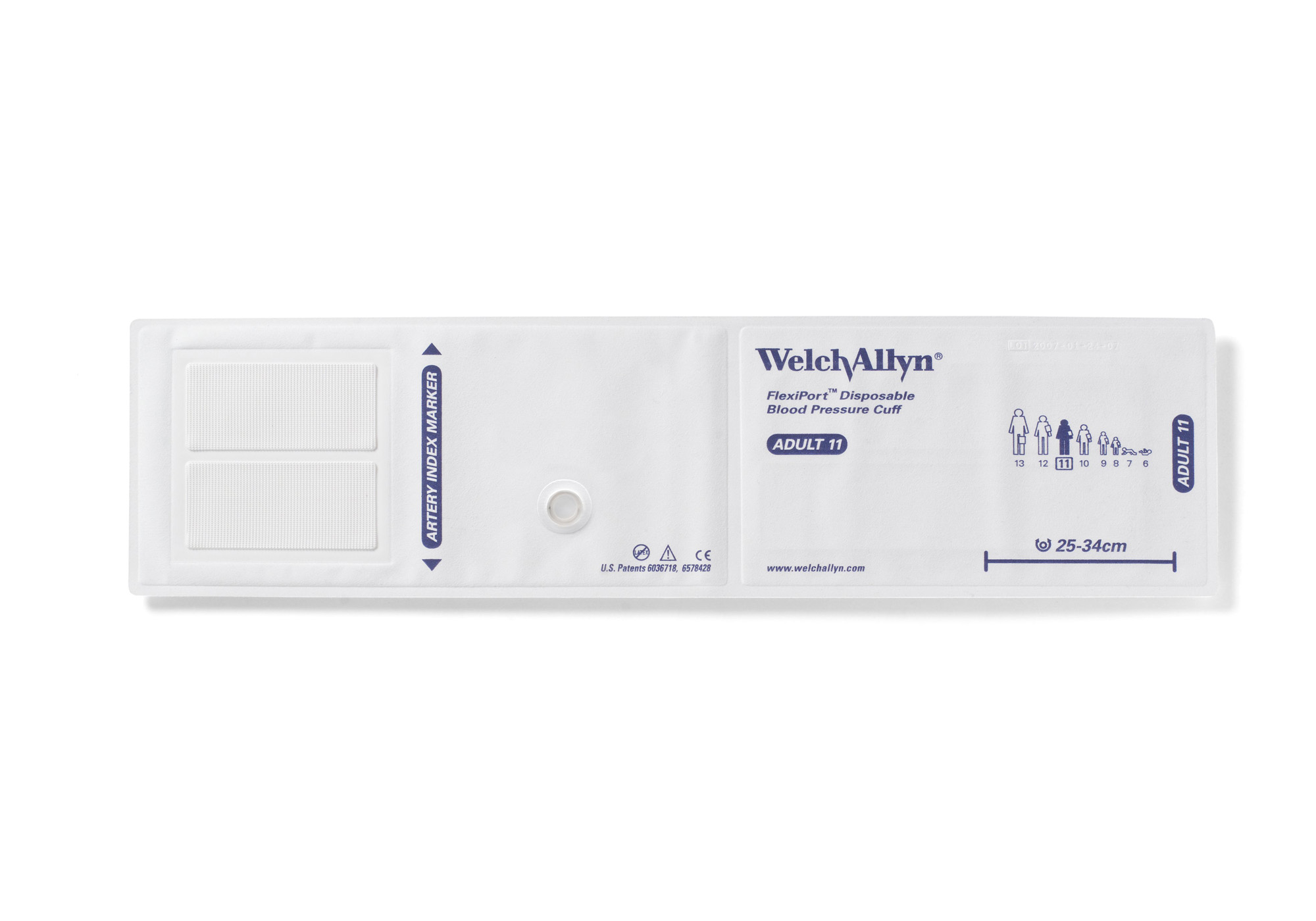 WelchAllyn disposable flexiport manchetten maat 10 - zonder slang en connector - 1 x 20 st