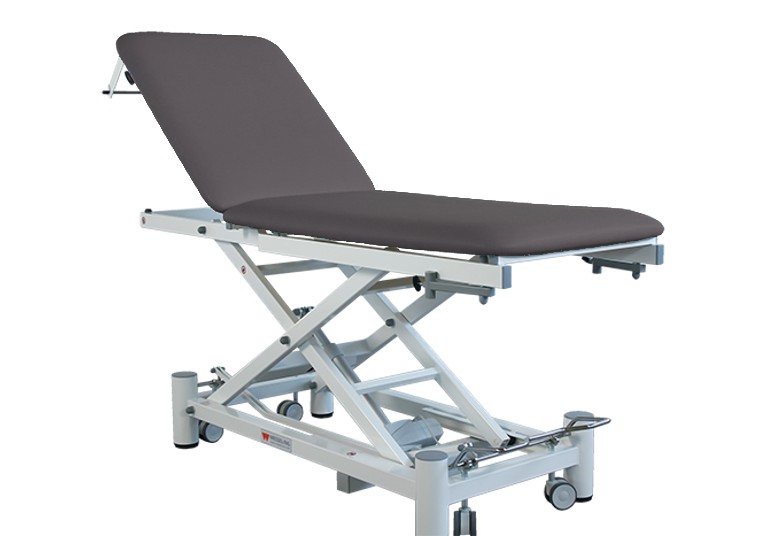 Table d'examen Praxis 2 Elite - hauteur variable hydraulique - Titanium - 1 pc