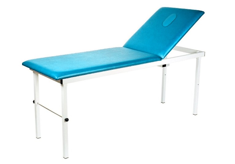 Onderzoekstafel Simplex met neusuitsparing - vaste hoogte - Pagode Blue - 1 st