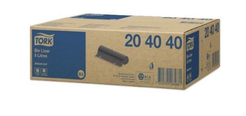 Tork Sac poubelle 5 L Advanced - plastique - noir - 1 pc
