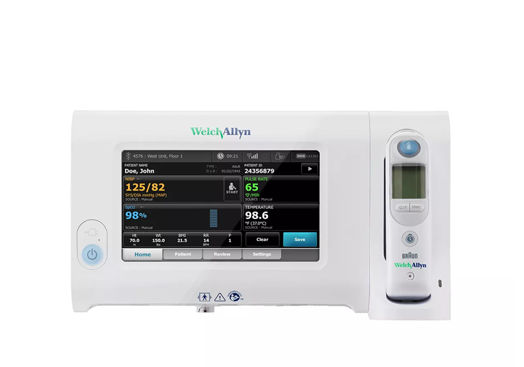 Welch Allyn® Connex® Spot Monitor 7100 NIPB  + Nonin SpO2 - PRO 6000 - EU plug - NOT Wifi upgradable - 1 st