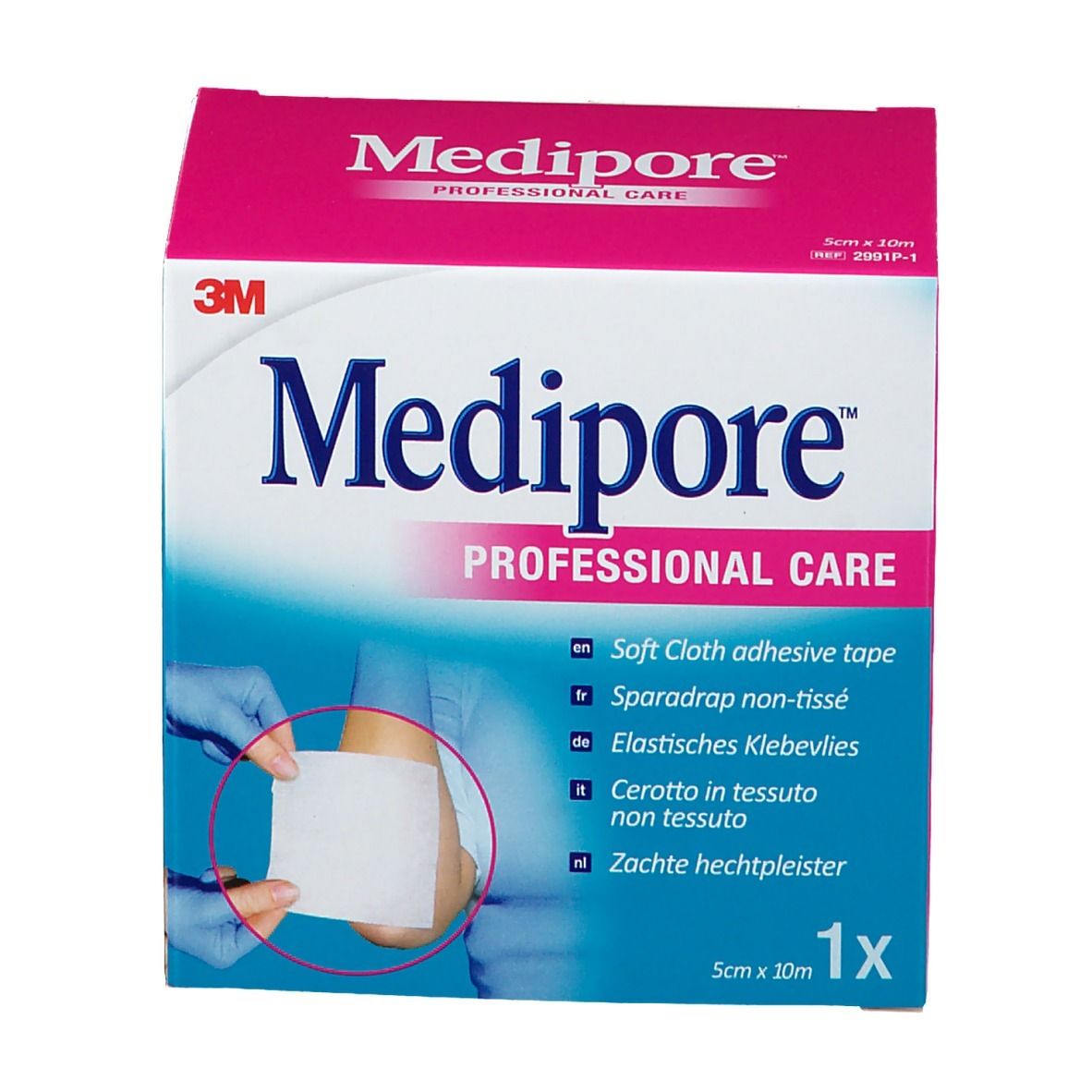 3M™ Medipore™ - chirurgische hechtpleister - 5 cm x 10 m - 1 st