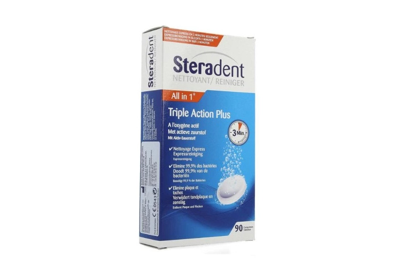 Steradent Cleaner triple action - 90 pcs