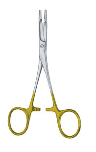 Porte-aiguille Olsen-Hegar - TUC (dorée) - 17 cm - 1 pc