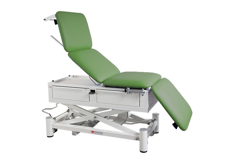 Onderzoekstafel Praxis 4 Comfort Elite - elektrisch in hoogte verstelbaar - Grass - 1 st