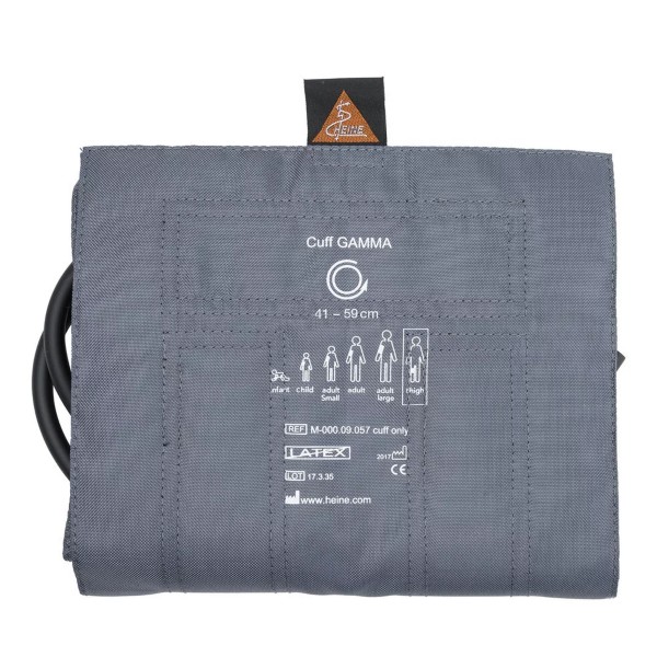 Heine brassard velcro + poumon avec 2 tuyaux - cuisses - xxl - 1 pc