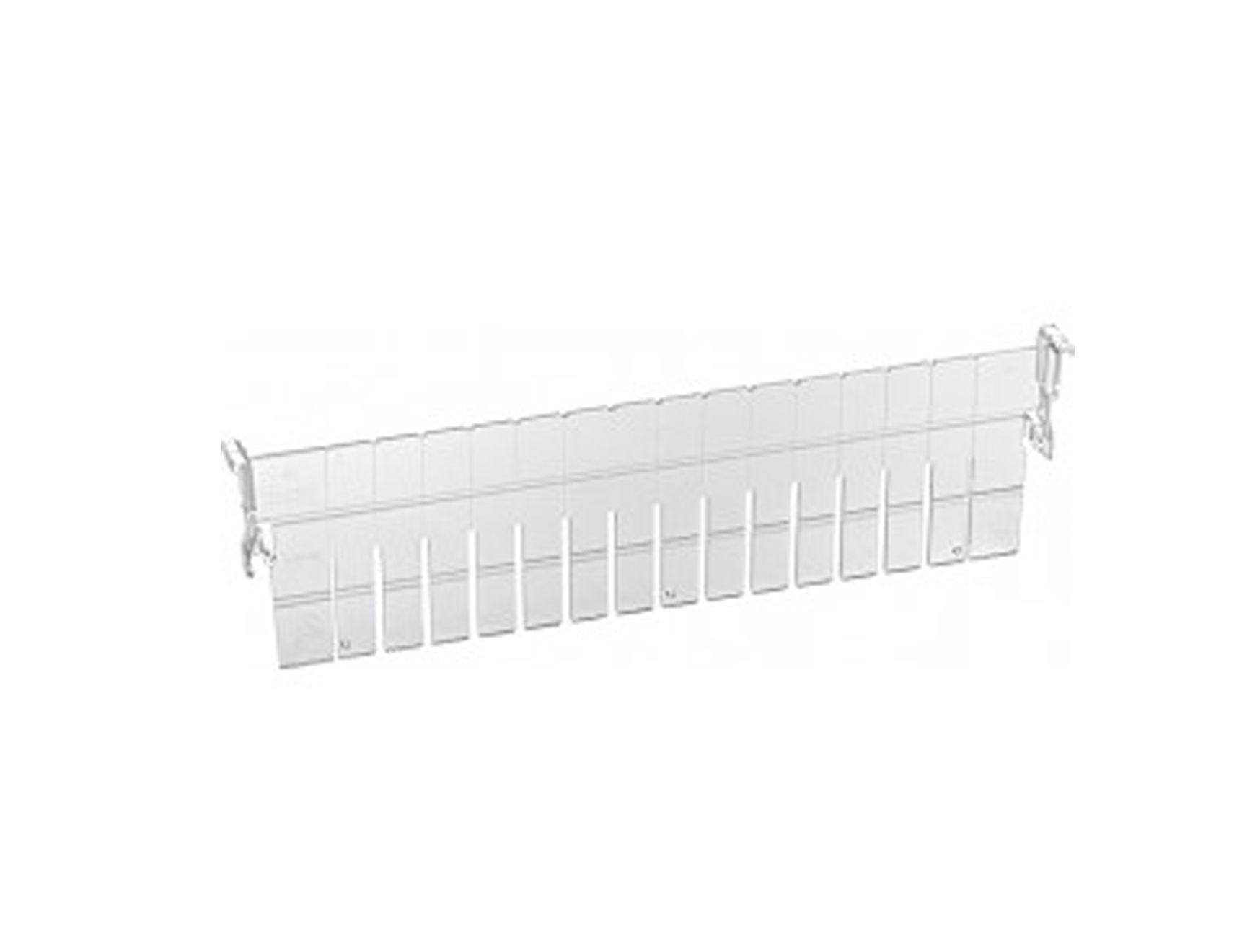 Verdeler Flex Modul - 40 x 10 cm - PC - transparant - 1 st