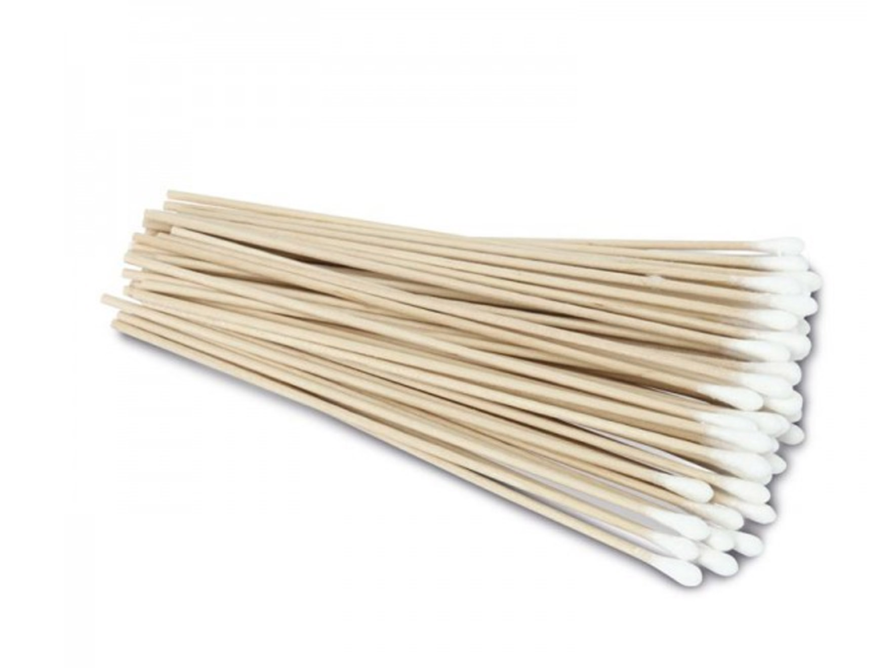 Coton-tiges - unilatérale - petite pointe - 15 cm - non-stérile - 1 x 100 pcs
